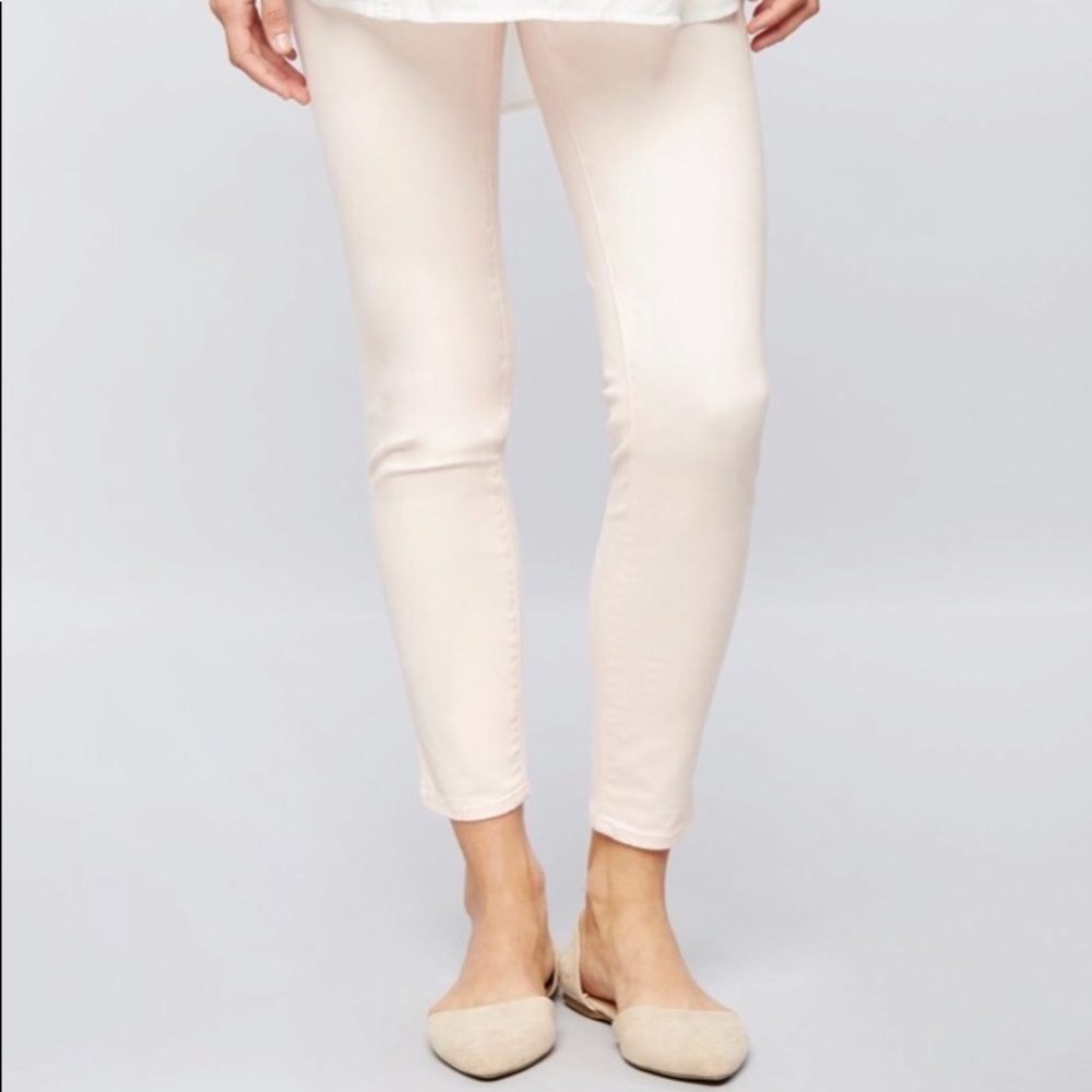 LED Secret Fit Belly Sateen Skinny Ankle Pants